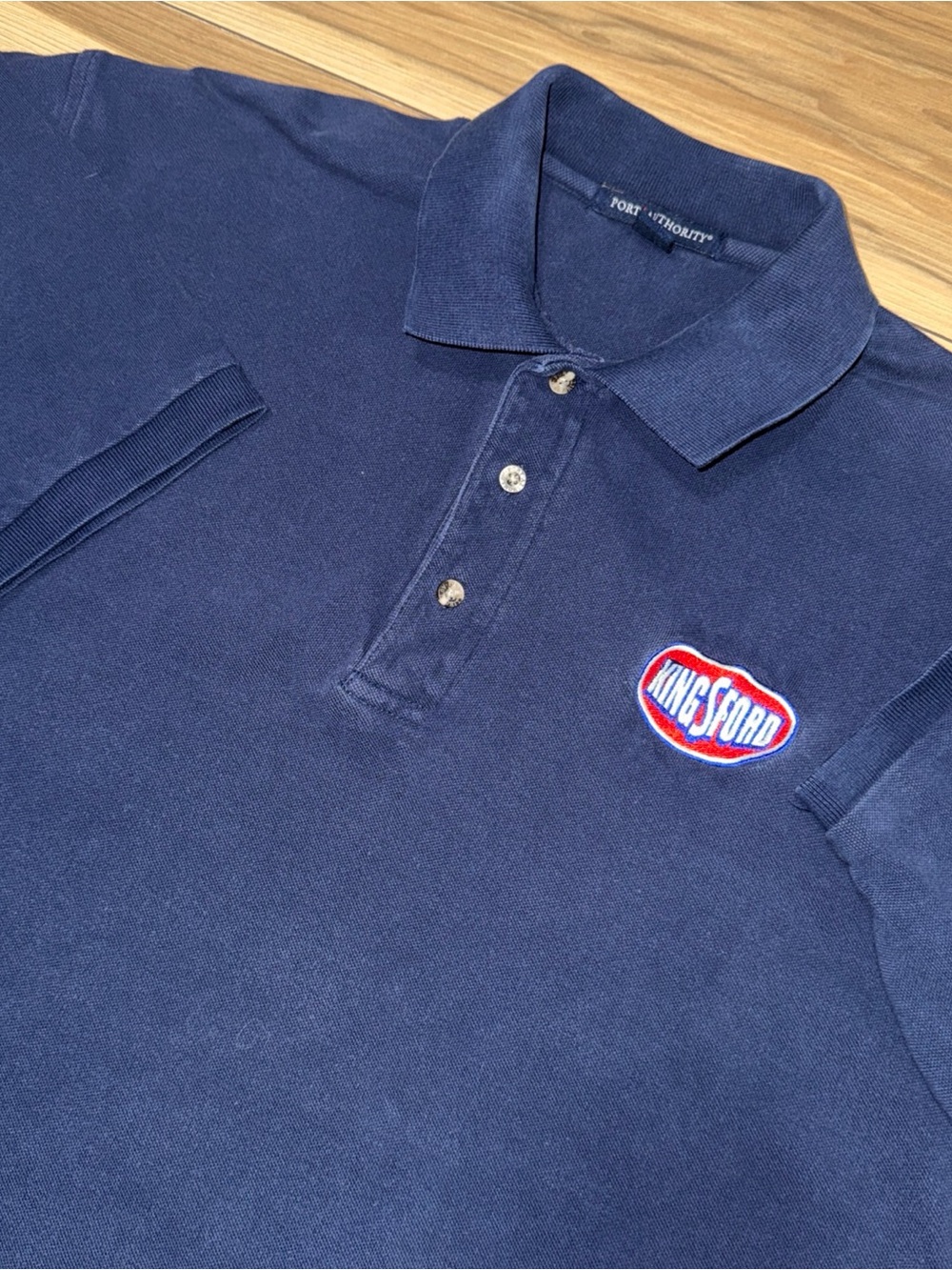 Port Authority XL Extra Large Polo Dad Core Bar-B-Q Kingsford Embroidery Vintage